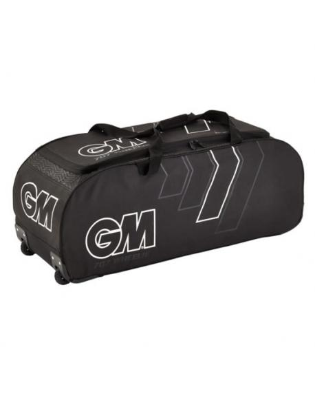 Gunn & Moore 707 Wheelie Cricket Bag Black & White 