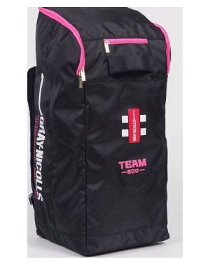 Gray Nicolls Team 200 Duffle Bag - Black/Cyan/black/pink