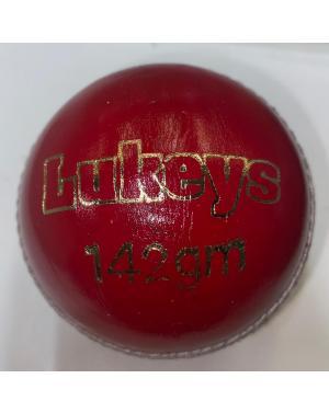 LUKEYS SUPER CAVALIER 99 RED LEATHER CRICKET BALL