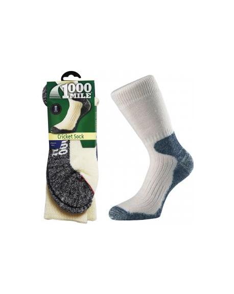 1000 Mile Heavyweight Merino Wool Padded Winter Cricket Sports Comfort Socks