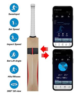 SG KLR -1 CRICKET BAT WITH STR8BAT SENSOR