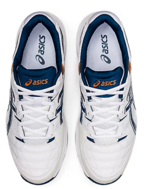 Asics Men Gel-Gully 6 Cricket Shoes ( White/Mako Blue )