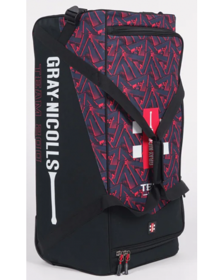  GRAY NICOLLS TEAM 200 WHEELIE - BLACK/CYAN - black/red