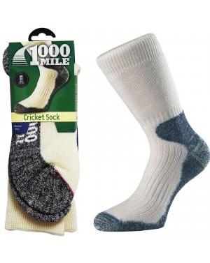 1000 Mile Heavyweight Merino Wool Padded Winter Cricket Sports Comfort Socks