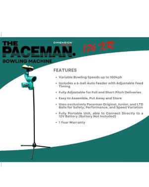 PACEMAN 176 XR CRICKET BOWLING MACHINE