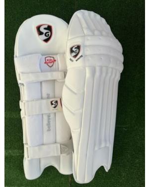 SG Cricket Batting Pads Mens New TEST White